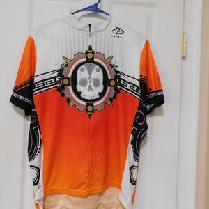 Men's Primal Orange Cycling Jersey